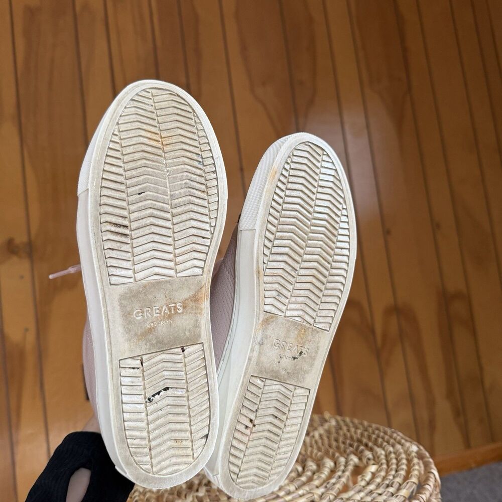 Greats Brooklyn The Royale $220 Women’s Sneakers Pink Leather Made in Italy US 9 - Picture 10 of 13